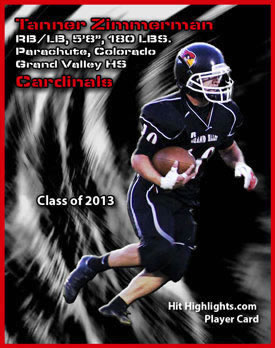 Tanner Zimmerman Player Card